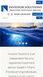 Mobile Screenshot of investorsolutions.com